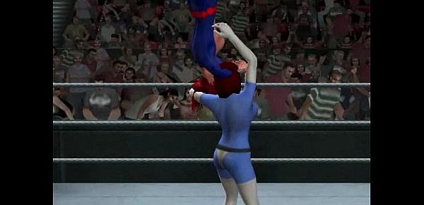  topless superheroine wrestling match black wydow vs mystyque